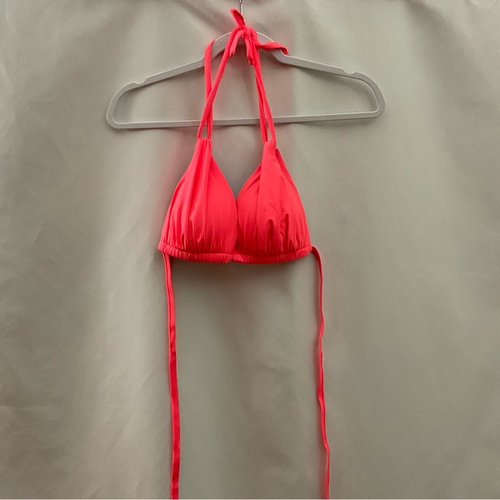 LA Blanca Bikini Swim Top Bright Orange 4